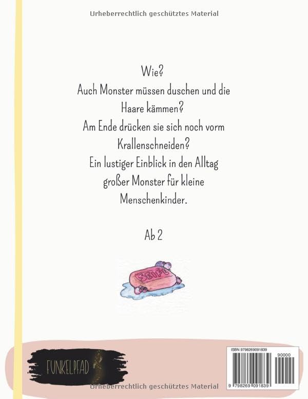 Kinderbuch "Monsterbadetag" von Fionna Townes-Krefft